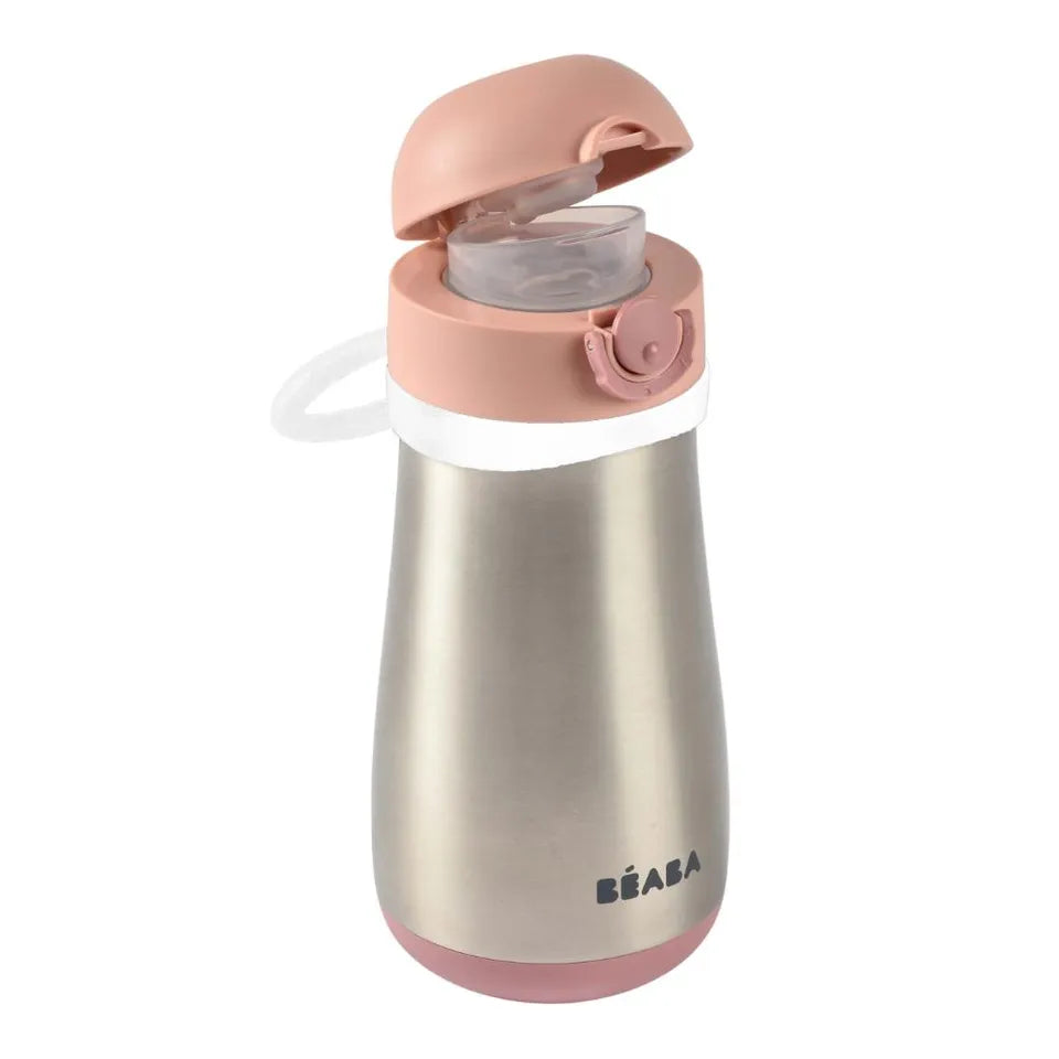 Beaba Stainless Steel Bottle with Handle - 350Ml