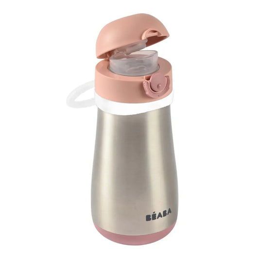 Beaba Stainless Steel Bottle with Handle - 350Ml