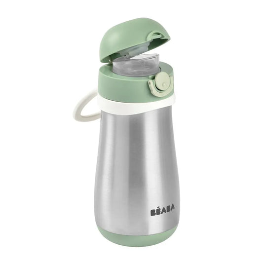 Beaba Stainless Steel Bottle with Handle - 350Ml