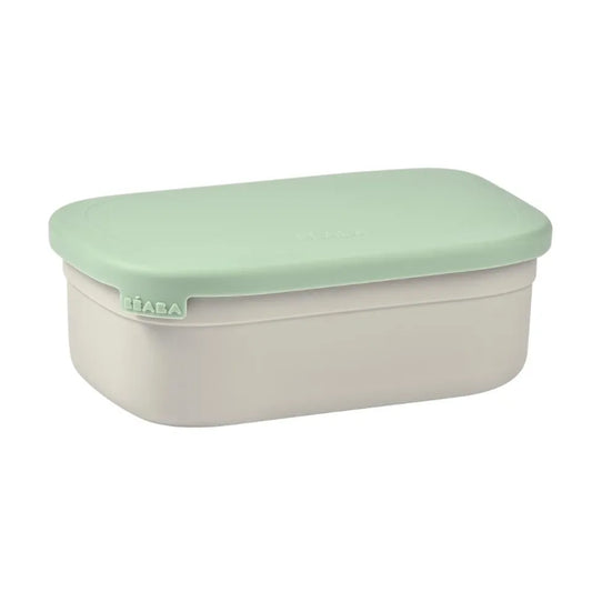 BEABA Stainless Steel Lunch Box Velvet Grey Sage Green