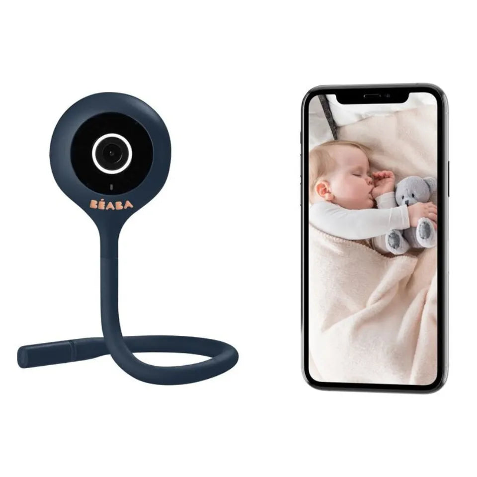 Beaba Mini5s Video Baby Monitor Zen Connect Night Blue