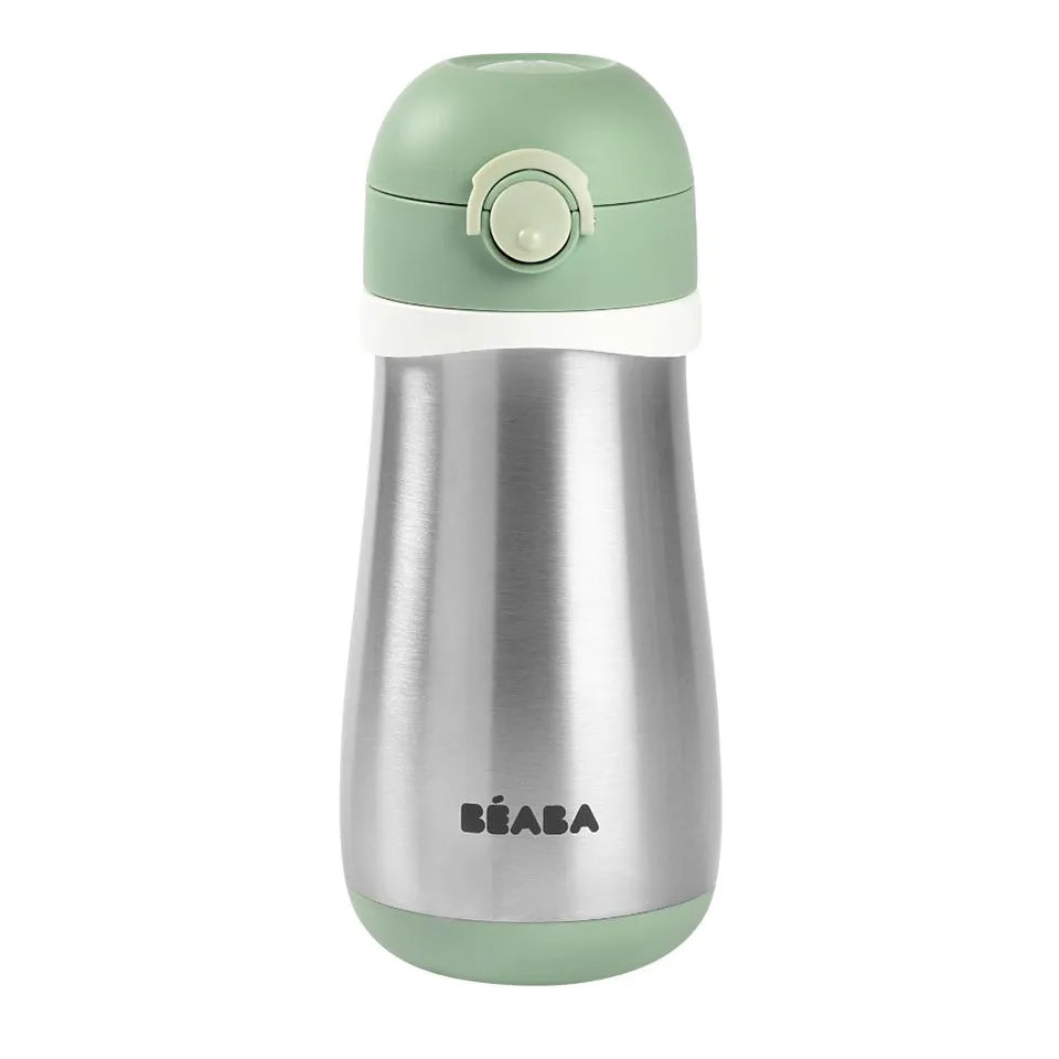 Beaba Stainless Steel Bottle with Handle - 350Ml