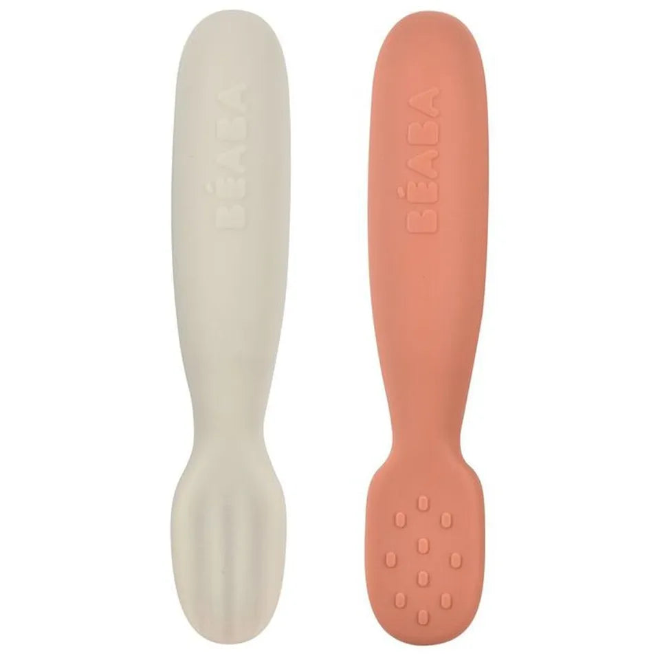 Beaba Set of 2 Silicone Pre Spoons