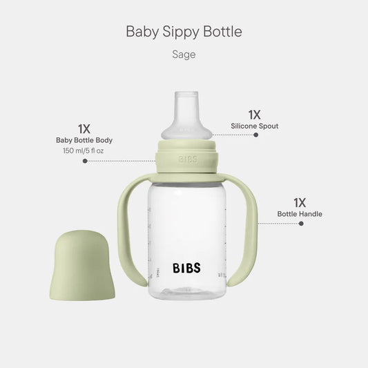 BIBS Baby Sippy Bottle Spout  Silicone 1 pack 150 ml