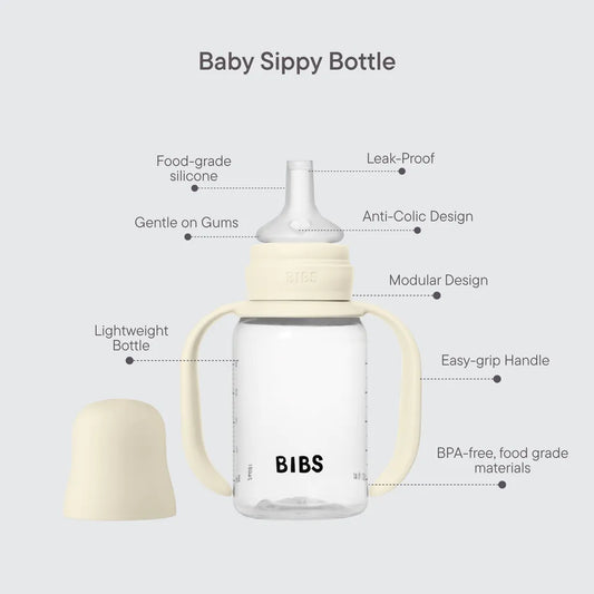 BIBS Baby Sippy Bottle Spout  Silicone 1 pack 150 ml