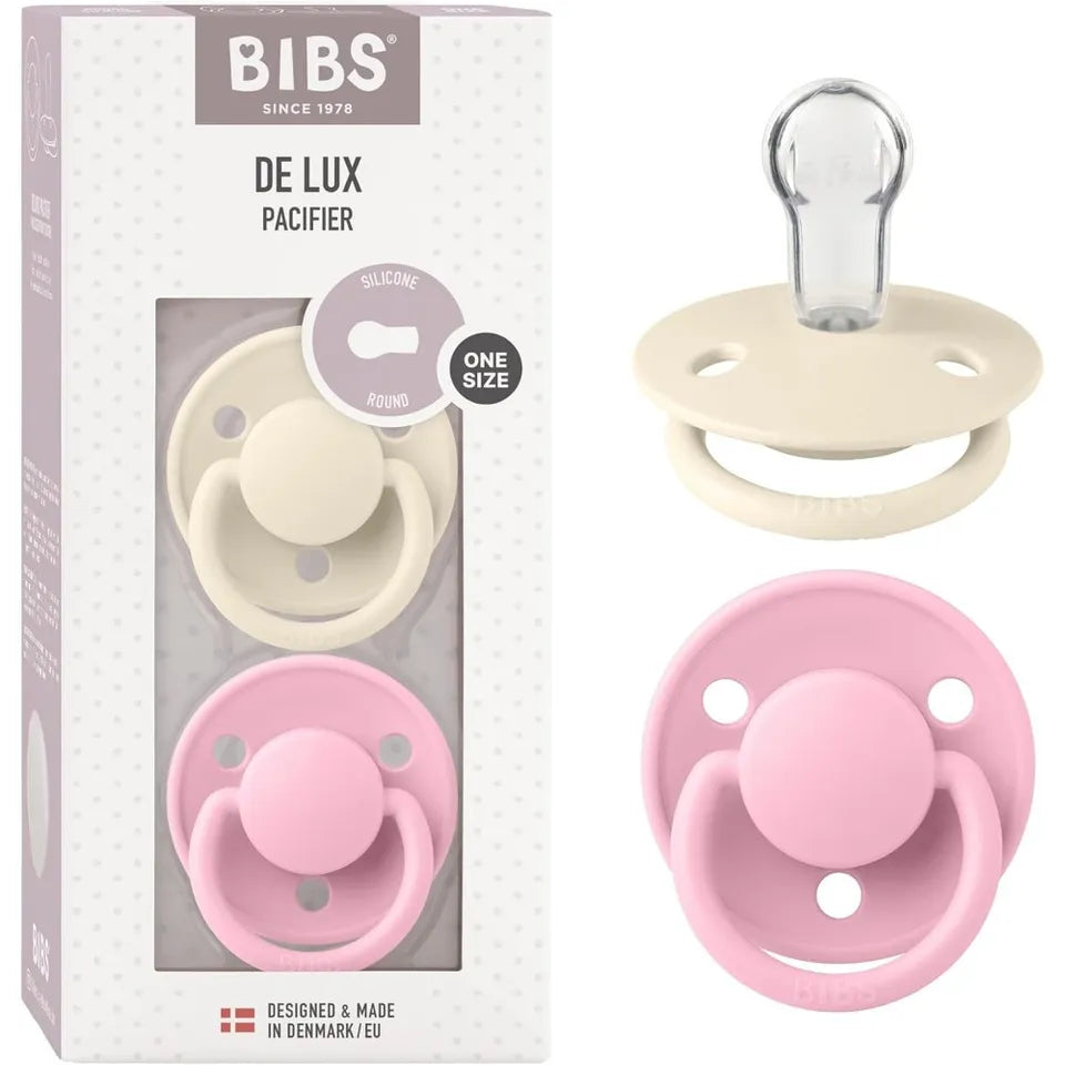 BIBS De Lux 2 Pack Silicone Onesize