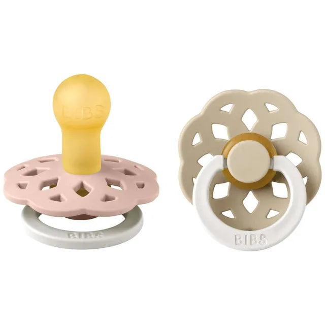 BIBS Boheme 2 PACK Latex Blush GLOW/Vanilla GLOW