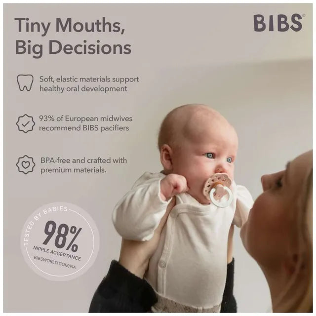 BIBS Boheme 2 PACK Latex Blush GLOW/Vanilla GLOW