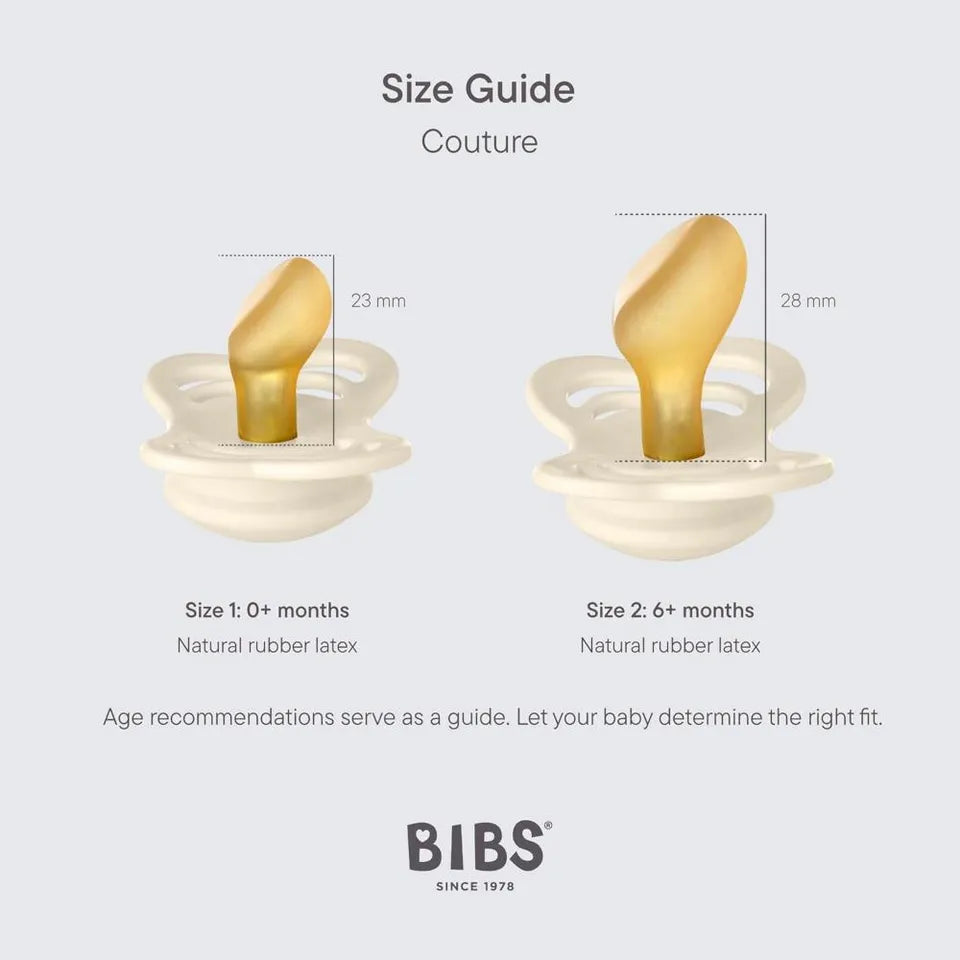 BIBS Couture 2 Pack Latex Ivory / Sage