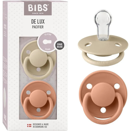 BIBS De Lux 2 Pack Silicone Onesize
