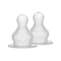 BIBS Baby Bottle Nipple Round Silicone 2 Pack
