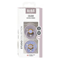 BIBS Studio Colour Pacifier 2 Pack Jasmine Latex - Fossil Grey Mix