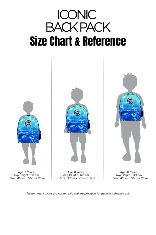 HYPE Backpack Iconic Blue Pool Fade