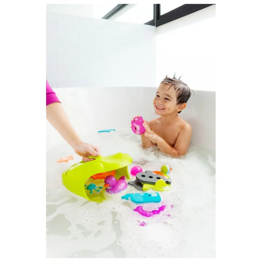 Boon Frog Pod Drain and Storage Bath Toy