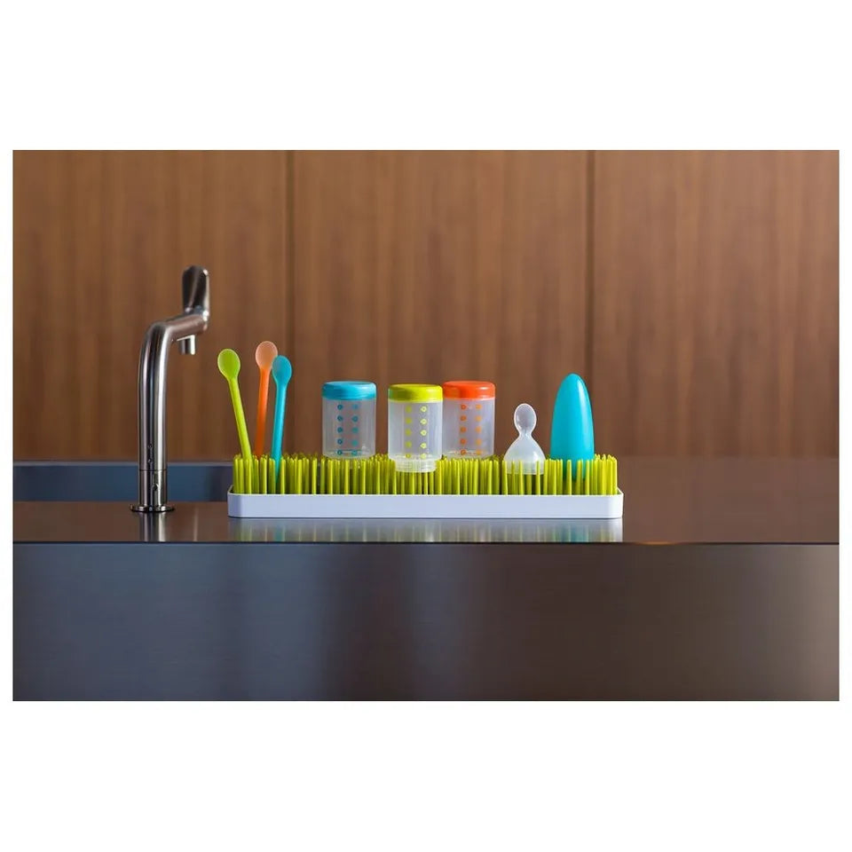 Boon Patch Countertop Drying Rack, Green