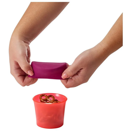 Boon SNUG Snack Containers With Stretchy Silicone Lids