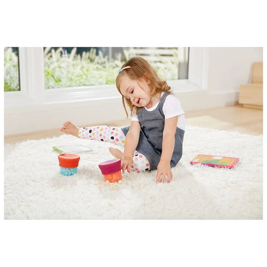 Boon SNUG Snack Containers With Stretchy Silicone Lids