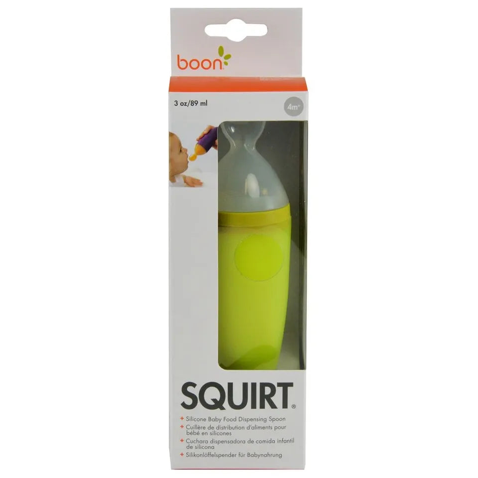Boon Squirt Silicone Baby Food Dispensing Spoon