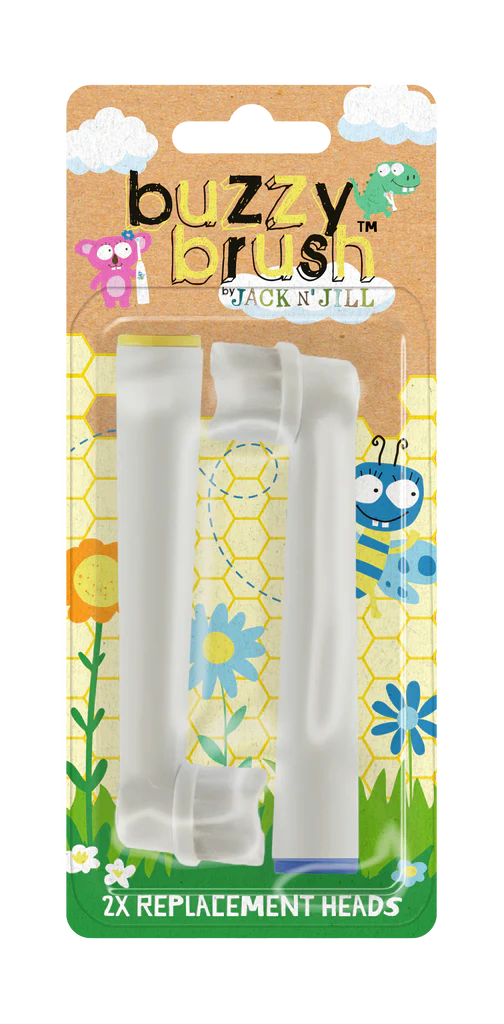 Jack N' Jill Buzzy Brush Replacement Head 2-pack