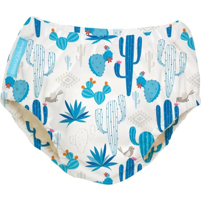 Charlie Banana SWIMDIAPER &TRAINING PANTS CACTUS AZUL