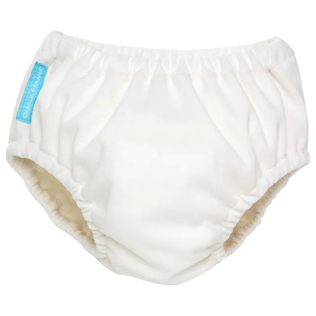 Charlie Banana 2-IN-1 SWIM DIAPER  & TRAINING PANTS WHITE