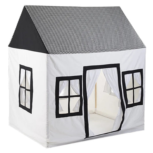 Childhome Cotton Big House Black & White
