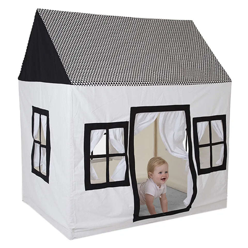 Childhome Cotton Big House Black & White