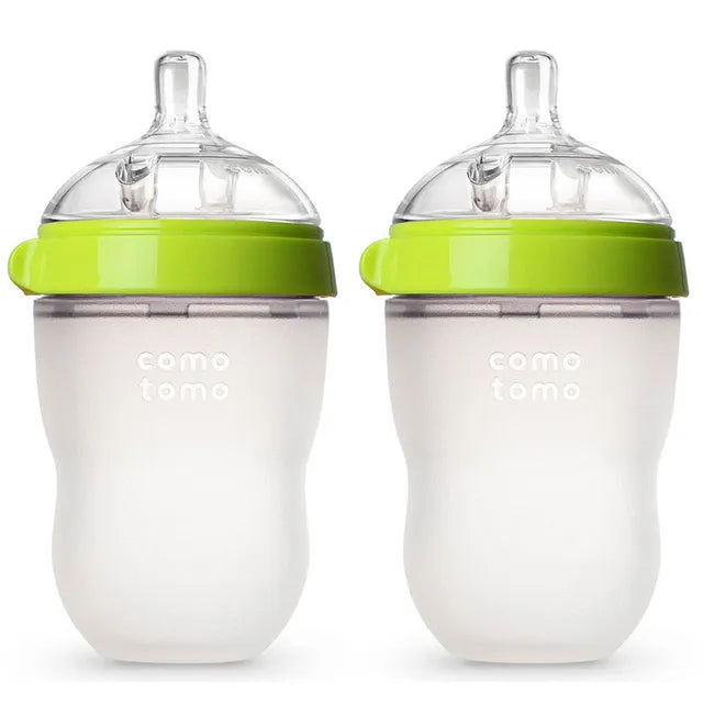 Comotomo Natural Feel Baby Bottle (Double Pack) 250ml (8oz)