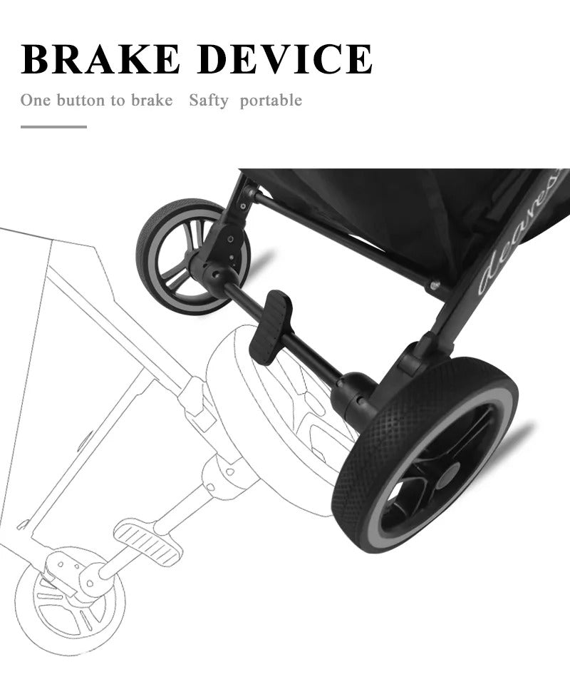 Dearest Baby Stroller - Black