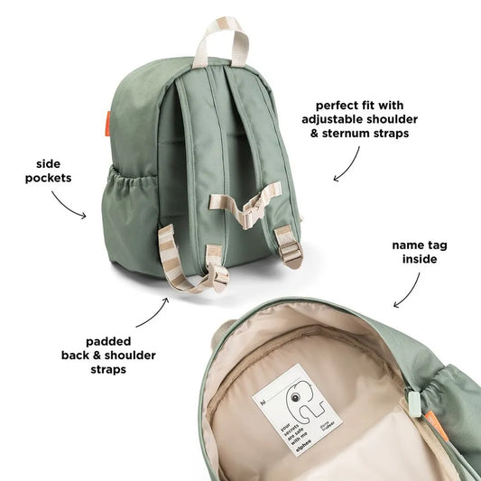 Done By Deer Kids Backpack 7.5L Playground Green