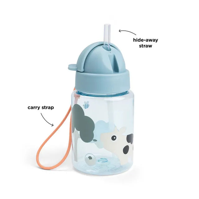 Done By Deer Straw Bottle Playground 280ml