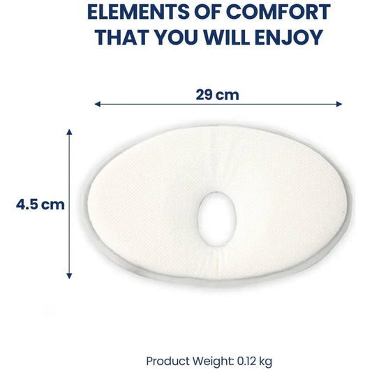 Doomoo Basics Baby Pillow White