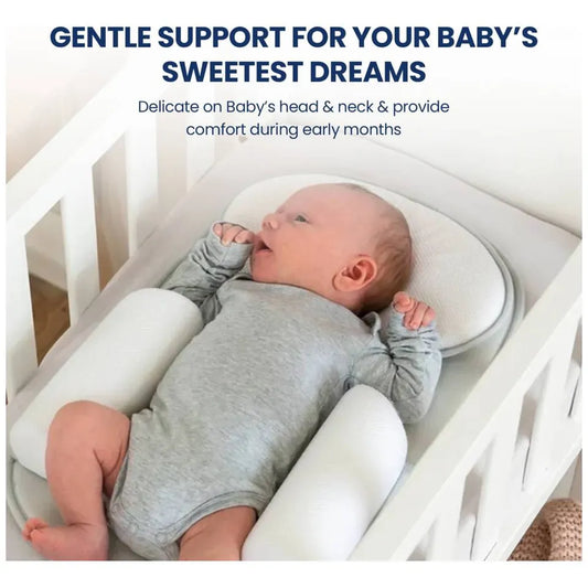 Doomoo Basics Baby Pillow White