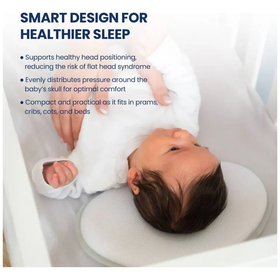 Doomoo Basics Baby Pillow White