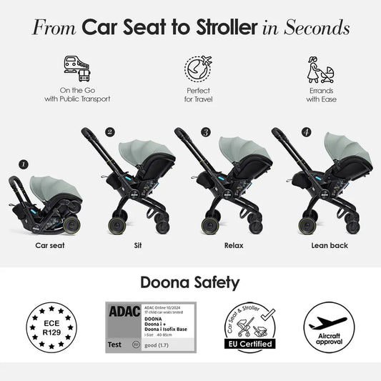 Doona X Infant Car Seat Terracotta