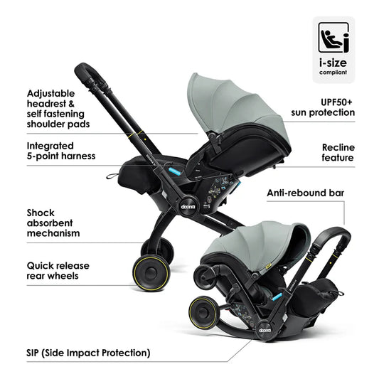 Doona X Infant Car Seat Dusty Sage