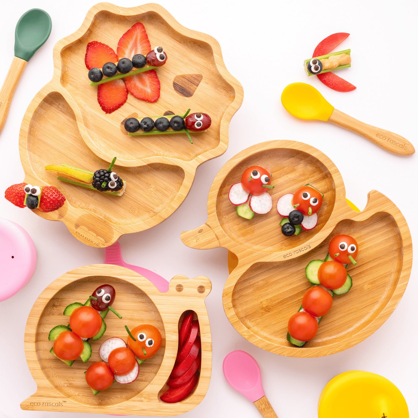 Eco Rascals Duck Bamboo Weaning Gift Set – Blue