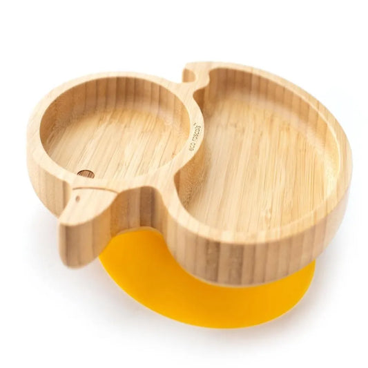 Eco Rascals Duck Shaped Bamboo Suction Plate Asst Color