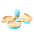 Eco Rascals Duck Bamboo Weaning Gift Set – Blue