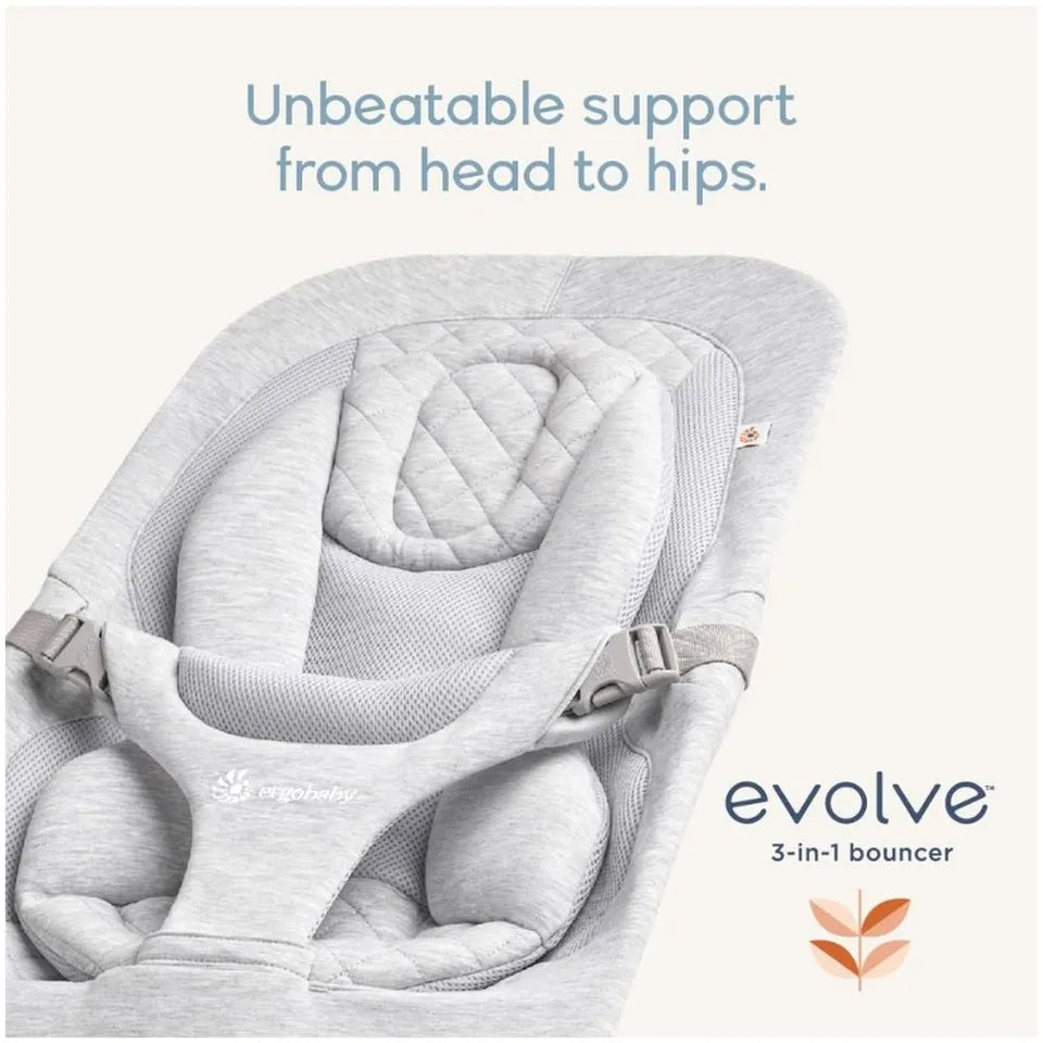 Ergobaby Evolve Bouncer Charcoal Grey