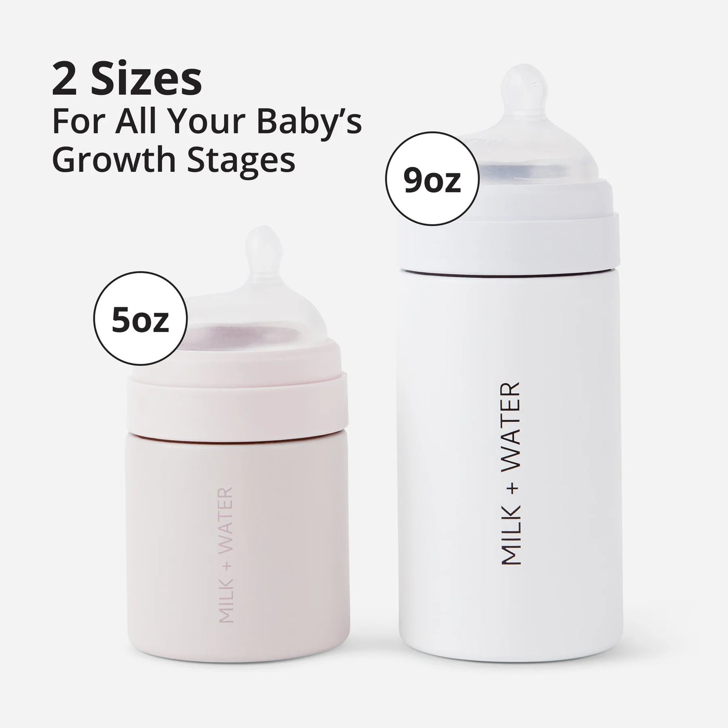 Milk + Water All-In-One Insulated Baby Bottle - 9oz