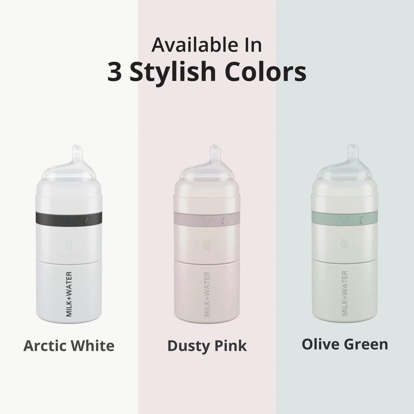 Milk + Water All-In-One Insulated Baby Bottle - 9oz