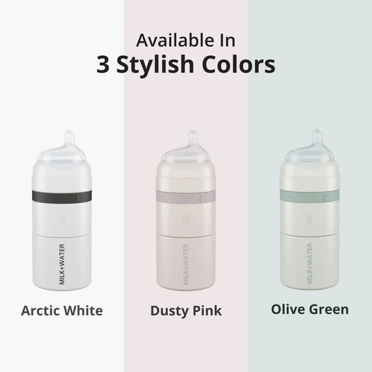Milk + Water All-In-One Insulated Baby Bottle - 9oz