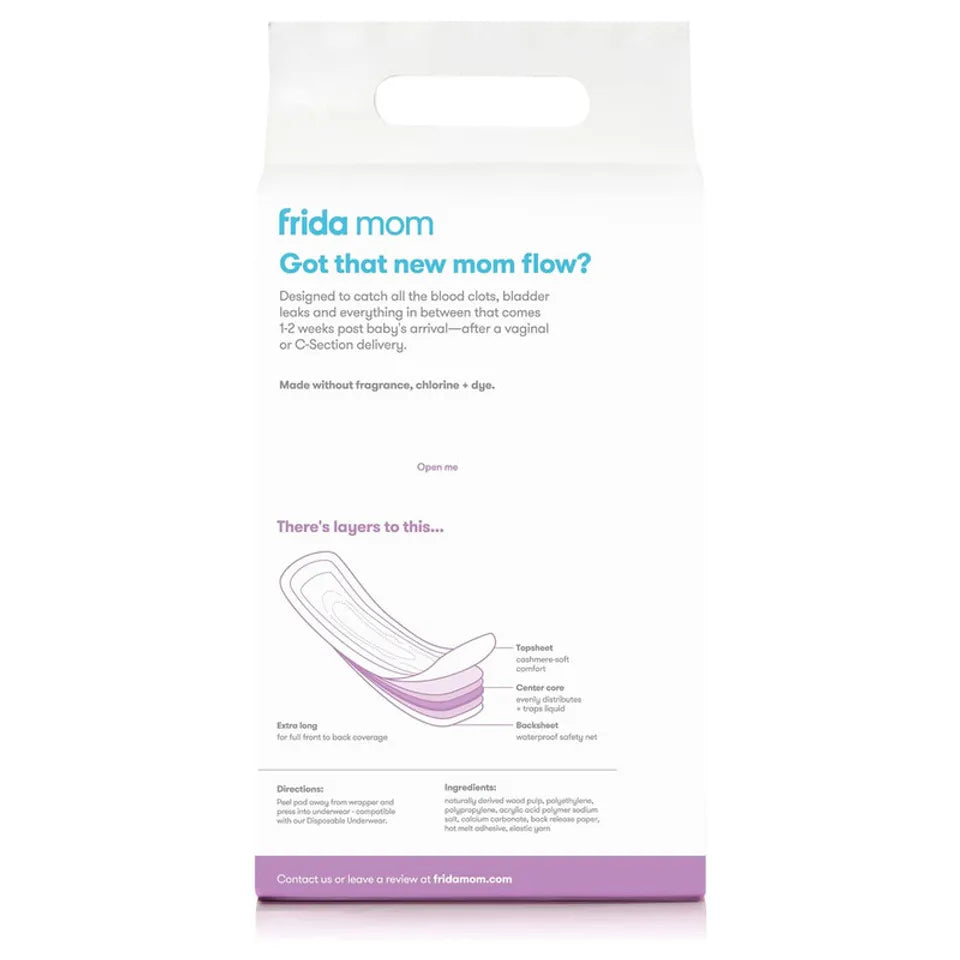 Frida Mom Postpartum Maternity Catch-All Pads - 18pk