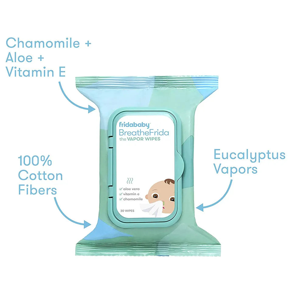 Frida Baby BreatheFrida™ the BoogerWiper Nose + Chest Wipes