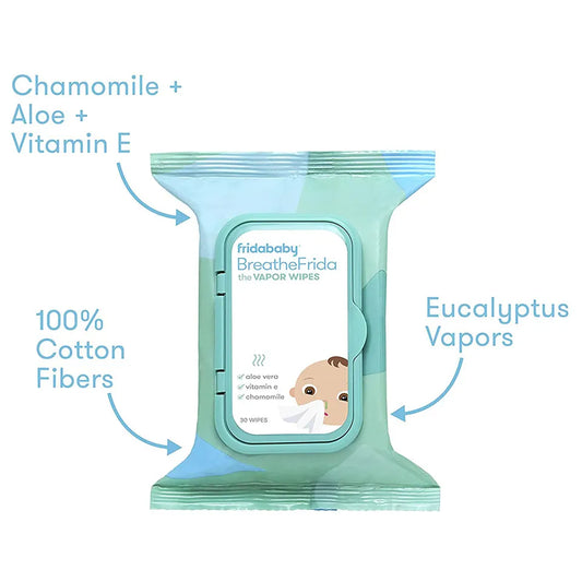 Frida Baby BreatheFrida™ the BoogerWiper Nose + Chest Wipes