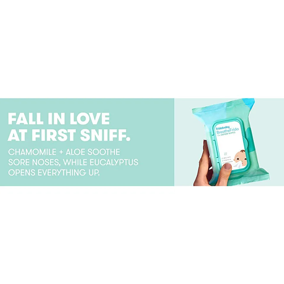 Frida Baby BreatheFrida™ the BoogerWiper Nose + Chest Wipes