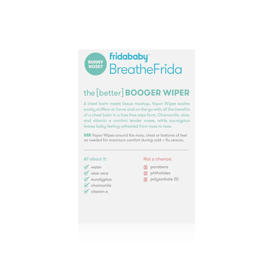 Frida Baby BreatheFrida™ the BoogerWiper Nose + Chest Wipes
