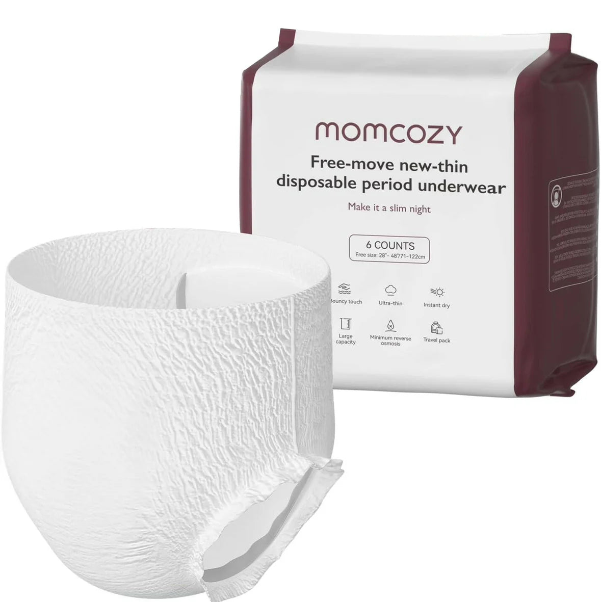 Momcozy Postpartum Disposable Underwear  1 Pack (6pcs)