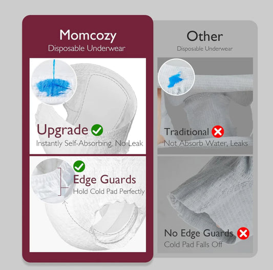 Momcozy Postpartum Disposable Underwear  1 Pack (6pcs)
